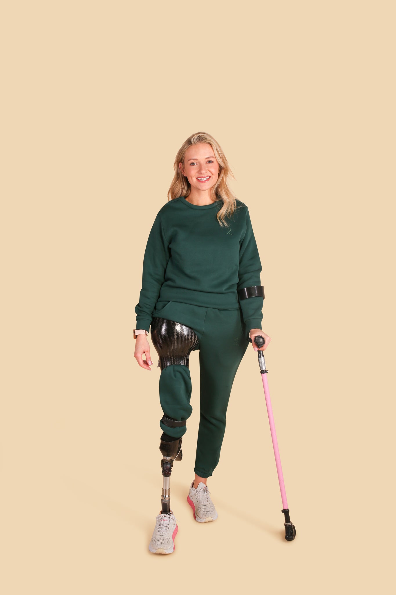 Unisex Forest green adaptive joggers